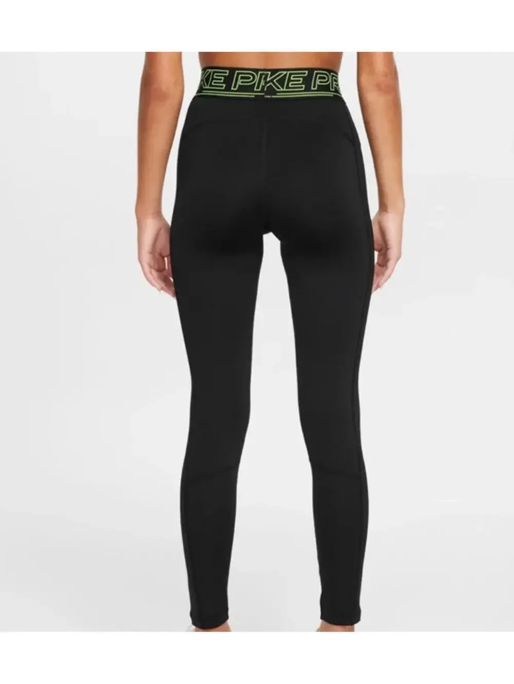 $48 Nike Pro Girls Size XS Dri-FIT Mid-Rise Leggings Black FZ5613 010